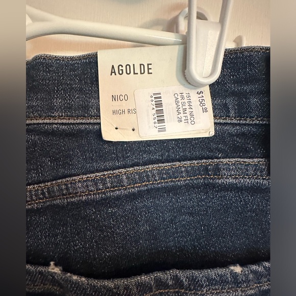 Agolde NICO HIGH RISE SLIM FIT in Cabana size 28 - Picture 5 of 5
